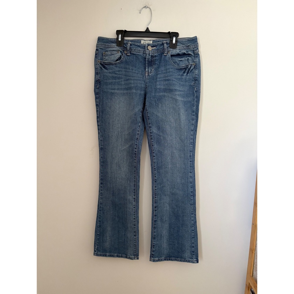 Vintage‎ Aeropostale Chelsea Bootcut Jeans Womens 7/8 Short Medium Wash Low Rise